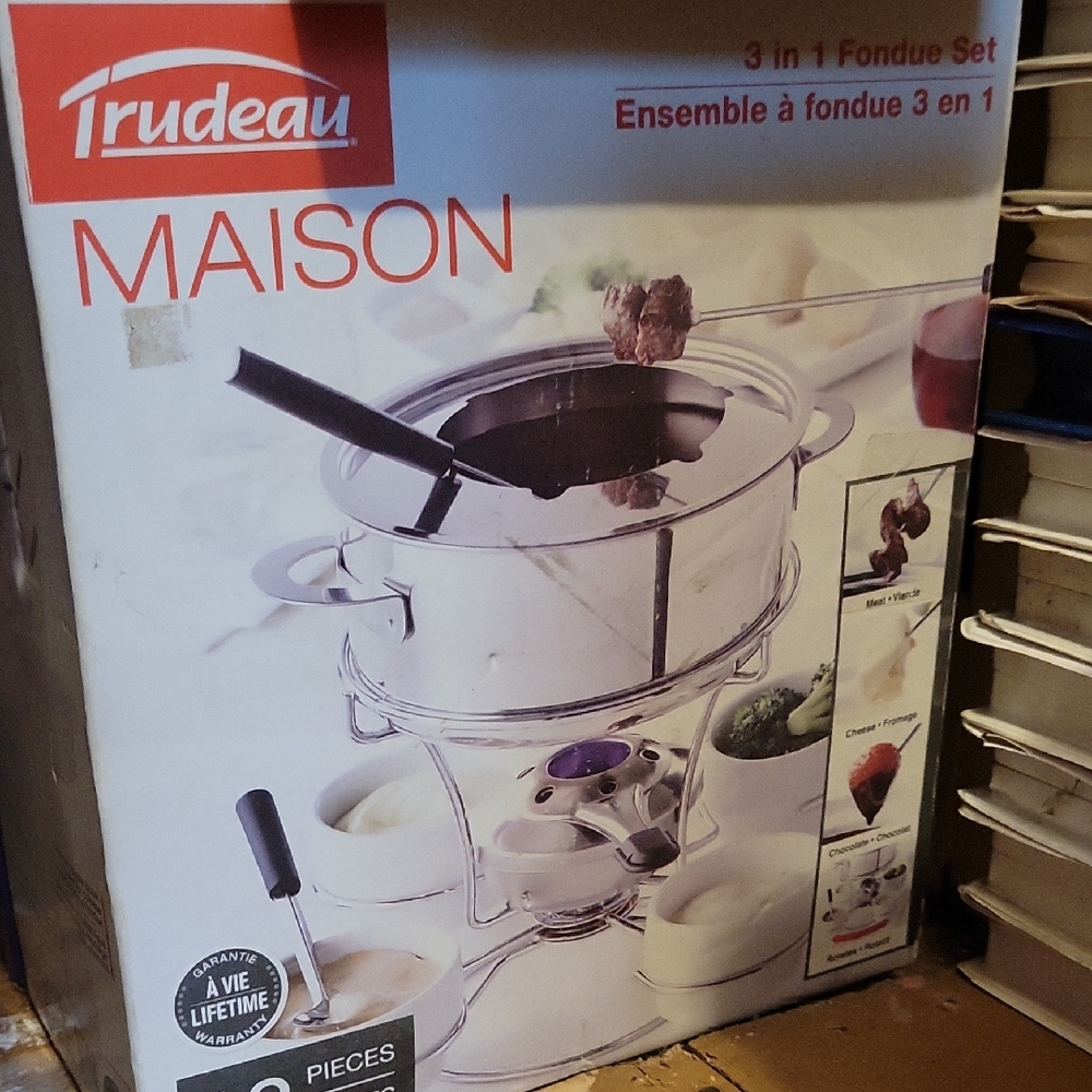 RUDE Maison Silver Fondue Set